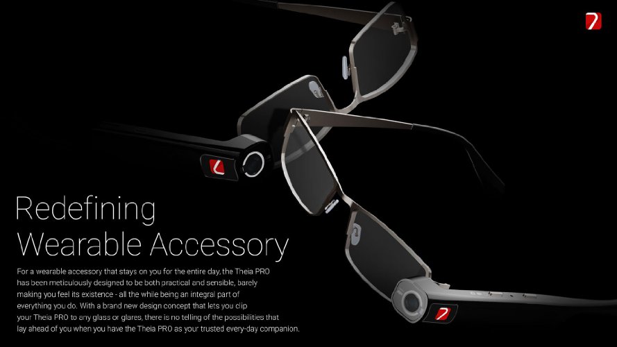 7 TheiaPro App Enabled EyeGlasses Camera(Black)