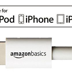 AmazonBasics Apple Certified Lightning to USB Cable – 6 Feet (1.8 Meters) – White-1