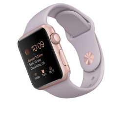 Apple 1.49-Inch Sport Smart Watch – Rose Gold Aluminum Case with Lavender Band-3