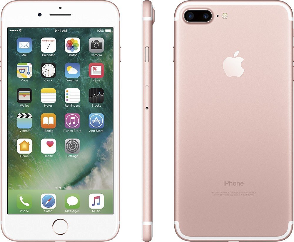 Apple iPhone 7 Plus Unlocked Phone 128 GB – US Version (Rose Gold)