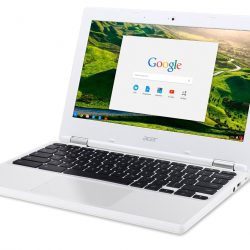 Acer Chromebook CB3-131-C3SZ 11.6-Inch Laptop (Intel Celeron N2840 Dual-Core Processor,2 GB RAM,16 GB Solid State Drive,Chrome), White-0