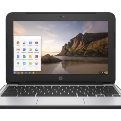 HP Chromebook 11 G4 11.6 Inch Laptop (Intel N2840 Dual-Core, 2GB RAM, 16GB Flash SSD, Chrome OS), Black-1